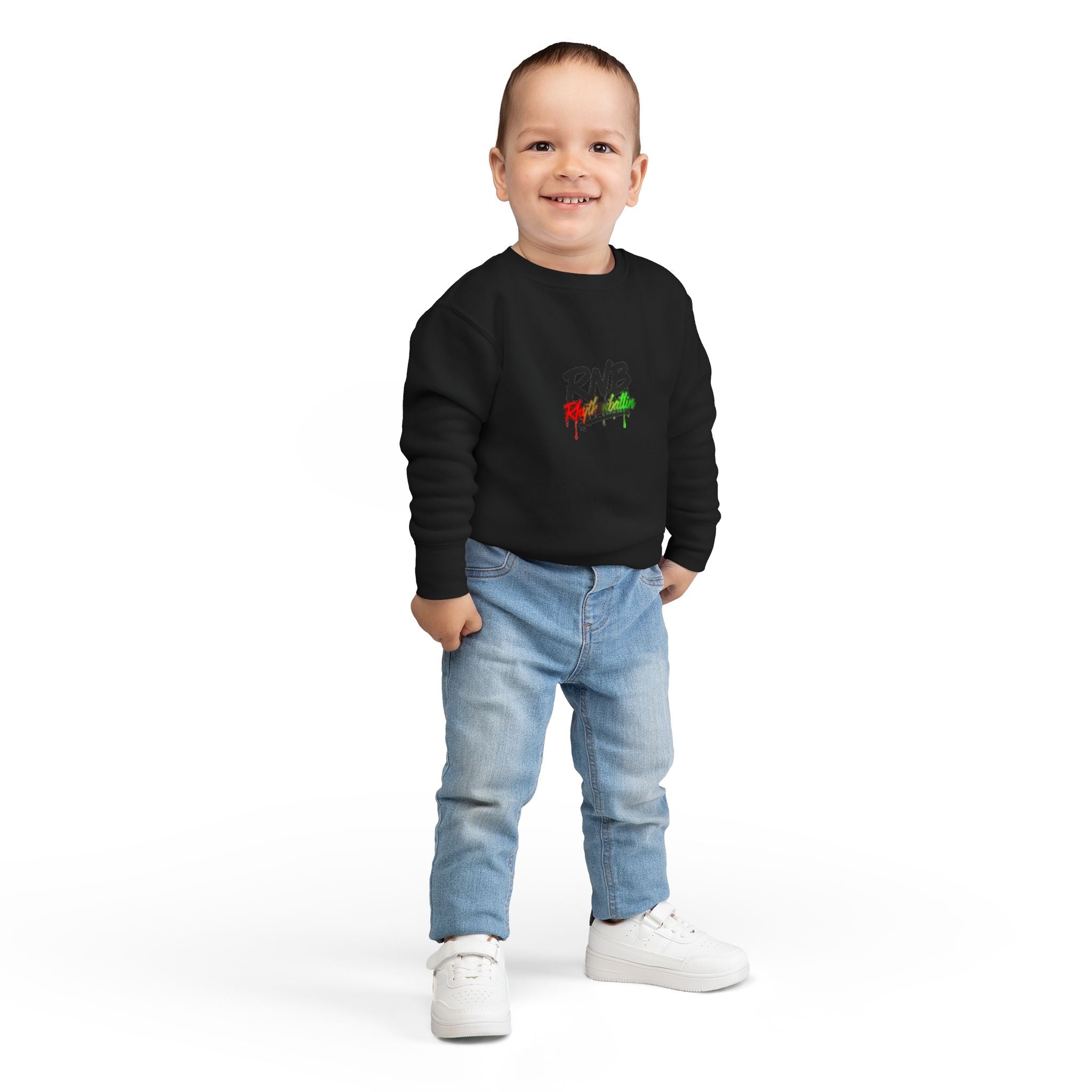 Toddler Sweatshirt - RNB Graffiti Logo Kids Pullover