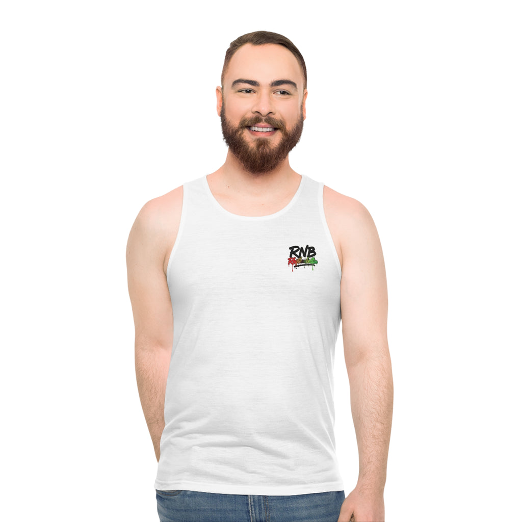 RNB Graffiti Logo Tank Top — Retro Streetwear Music Fan Tee