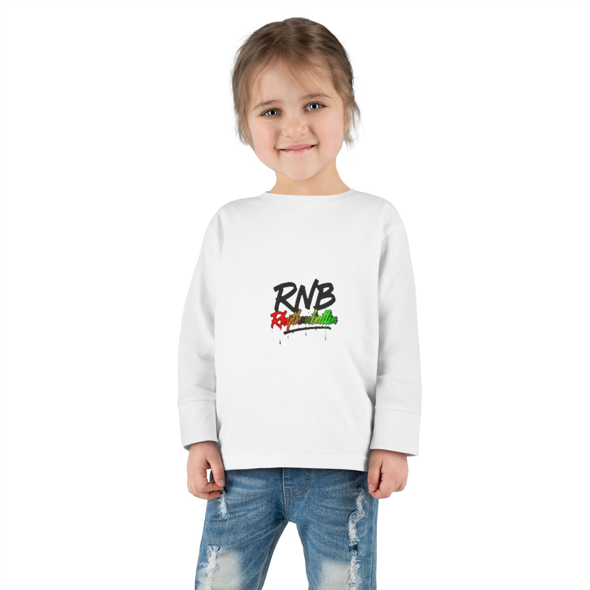 RNB Roots Toddler Long Sleeve Tee — Reggae-Inspired Kids Shirt