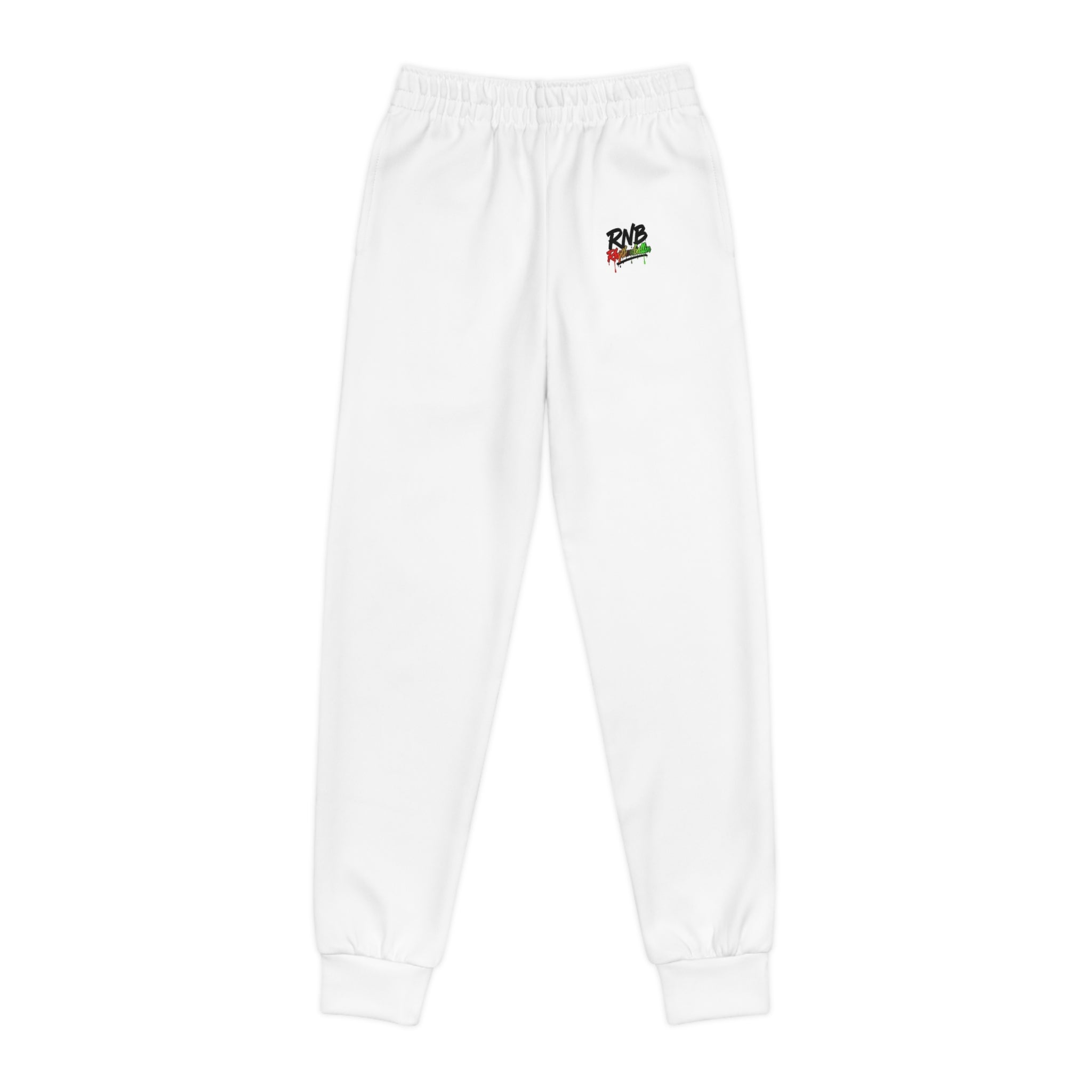 Youth Joggers – Small Colorful RWB Splash Logo Sweatpants for Kids