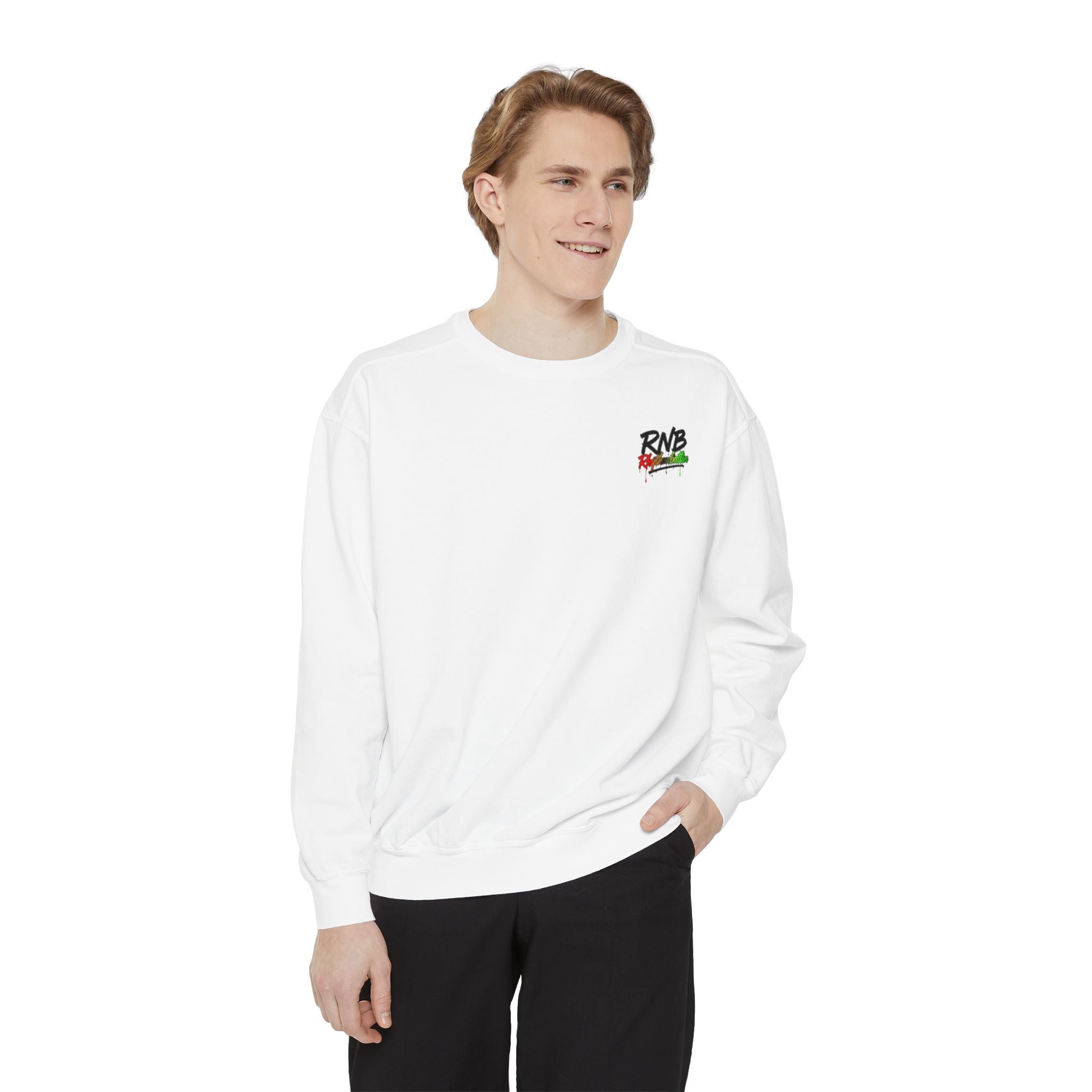 RNB Retro Drip Sweatshirt – Red, Yellow & Green Streetwear Pullover