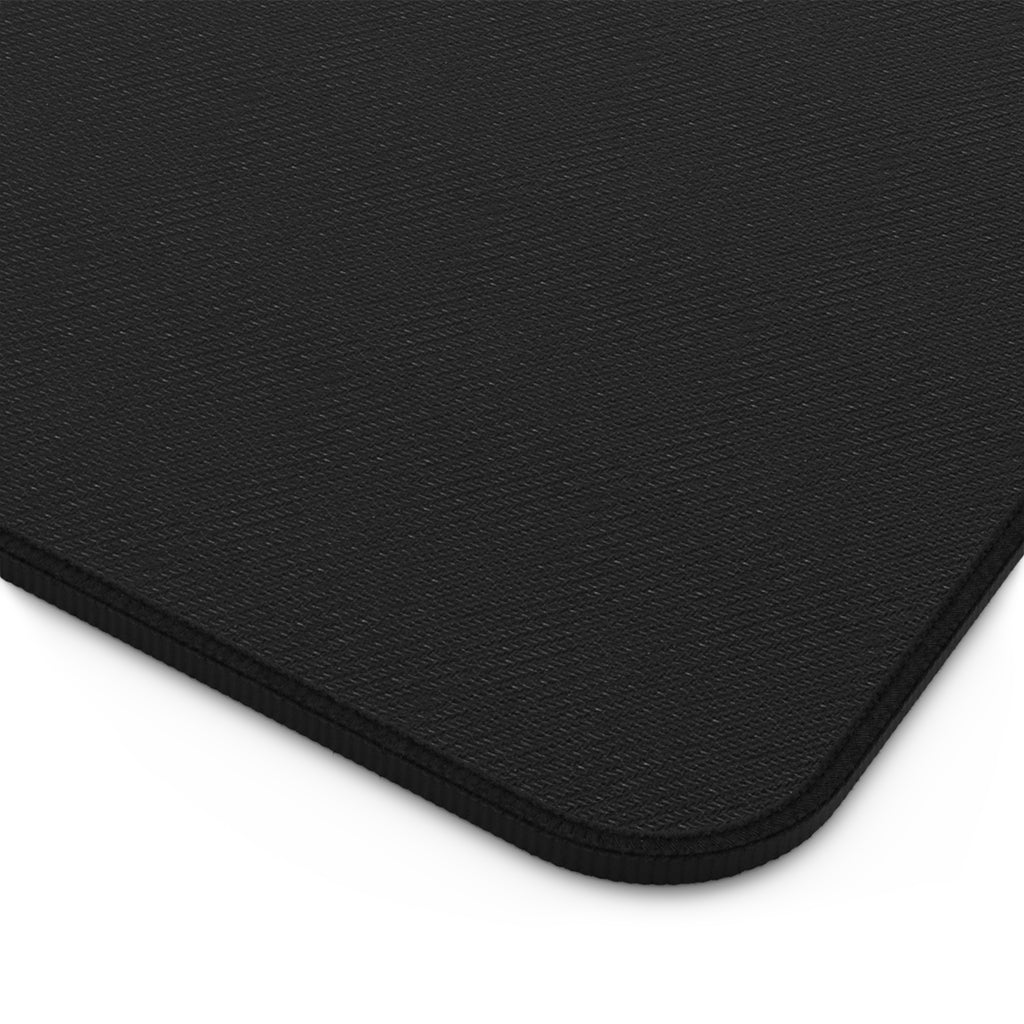 Desk Mat — Minimal White Gaming/Office Mousepad with 'RNB' Logo (Clean Modern Desk Mat)