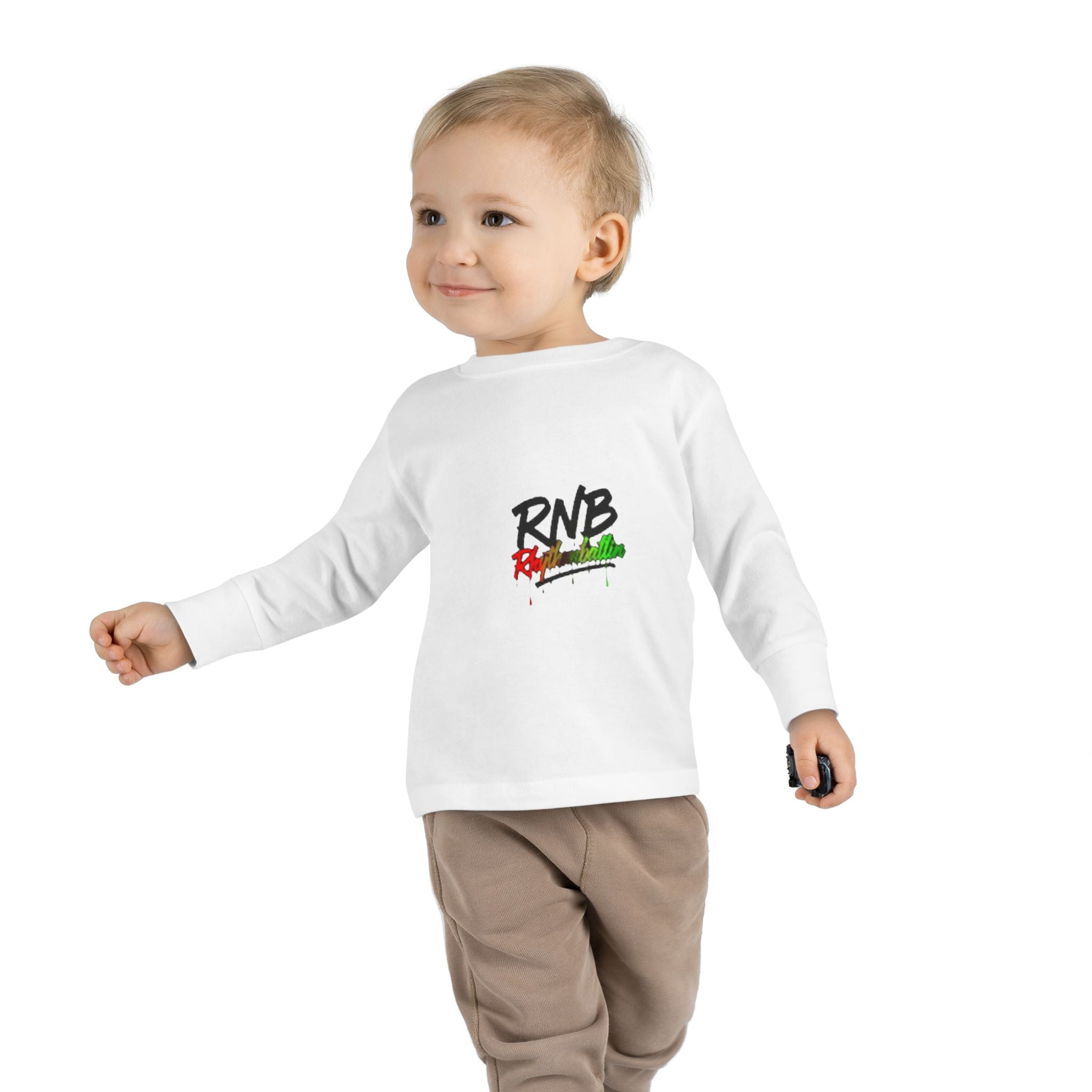 RNB Roots Toddler Long Sleeve Tee — Reggae-Inspired Kids Shirt